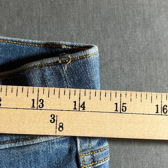 Spanx Bootcut Jegging Jeans Womens Small Blue Medium Wash Denim Pull On Stretch - Picture 12 of 12